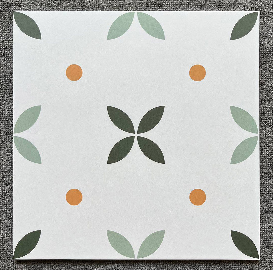 中國佛山瓷磚 China Foshan Tiles Encaustic Tiles 啞光地磚 牆磚F4025 F4040 F4041 F4084 F4085 花磚 裝飾磚 混裝發貨 隨機圖案 40×40cm