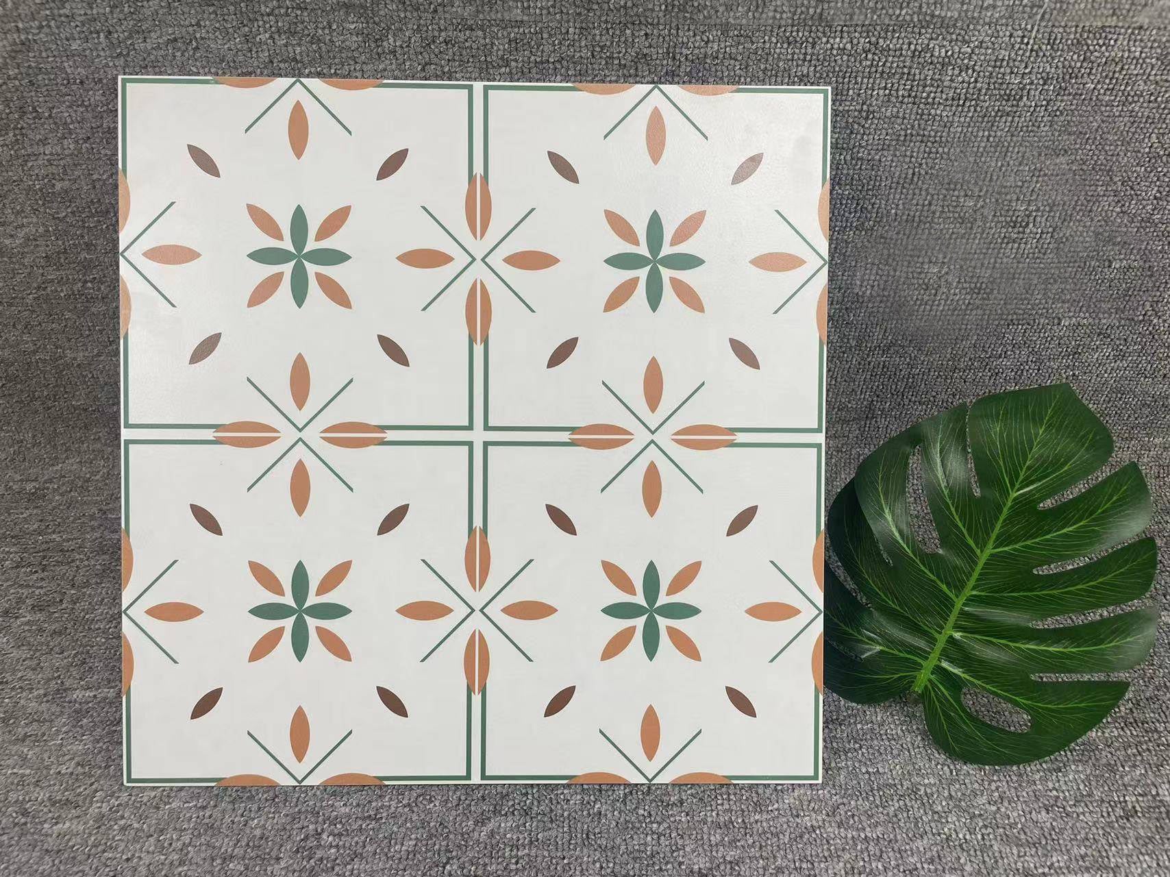 中國佛山瓷磚 China Foshan Tiles Encaustic Tiles 啞光地磚 牆磚F4025 F4040 F4041 F4084 F4085 花磚 裝飾磚 混裝發貨 隨機圖案 40×40cm