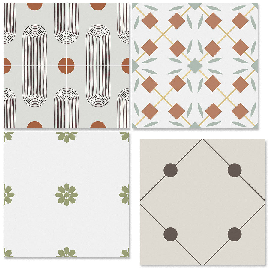 中國佛山瓷磚 China Foshan Tiles Encaustic Tiles 啞光地磚 牆磚 F4044 F4067 F4068 F4088 F4089 花磚 裝飾磚 混裝發貨 隨機圖案 40×40cm