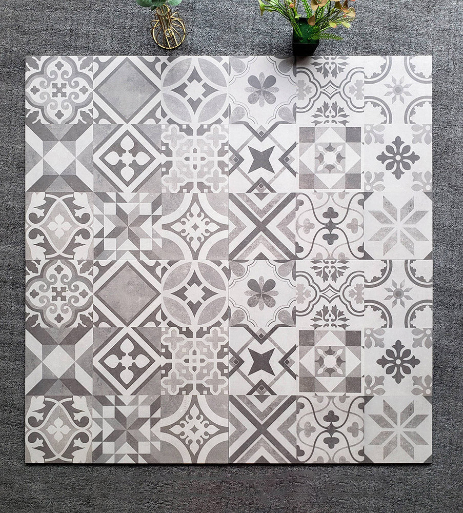 中國佛山瓷磚 China Foshan Tiles Encaustic Tiles 啞光地磚 牆磚 F6020 花磚 裝飾磚  60×60cm