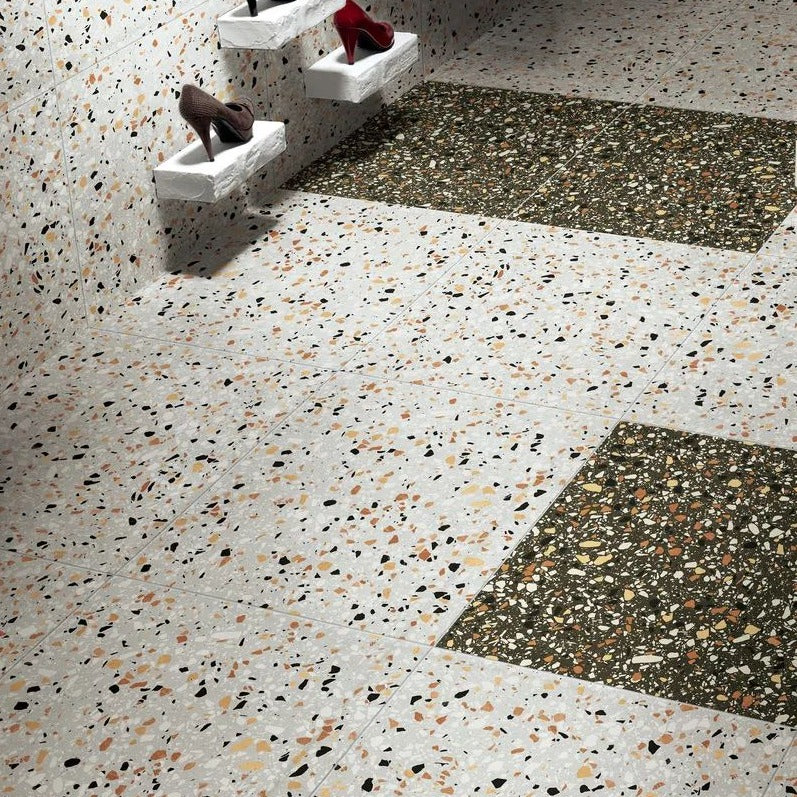 意大利設計瓷磚 Italian Design Tiles 水磨石 Terrazzo Tiles  FCT608S Rustic Tiles Matte Tiles 仿古磚 啞光磚 60x60cm中國佛山瓷磚 China Foshan Tiles 地磚 Floor Tiles 墻磚 Wall Tiles