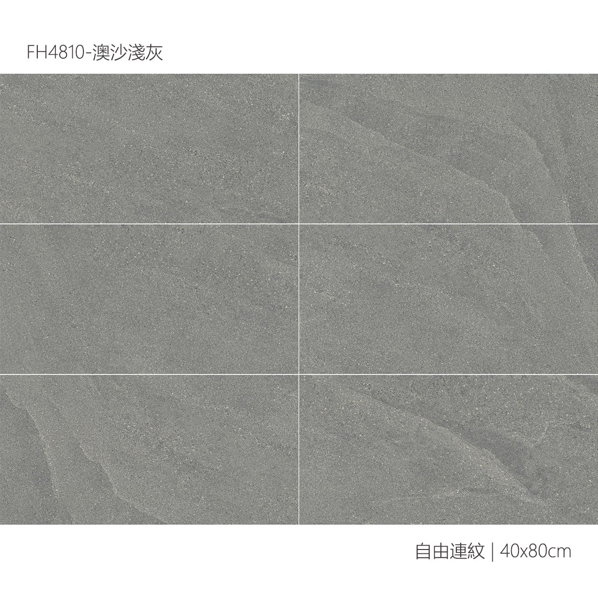 仿古磚 Rustic Tiles FH4810 澳沙淺灰 40x80cm 中國佛山瓷磚 China Foshan Tiles 地磚 Floor Tiles 墻磚 Wall Tiles