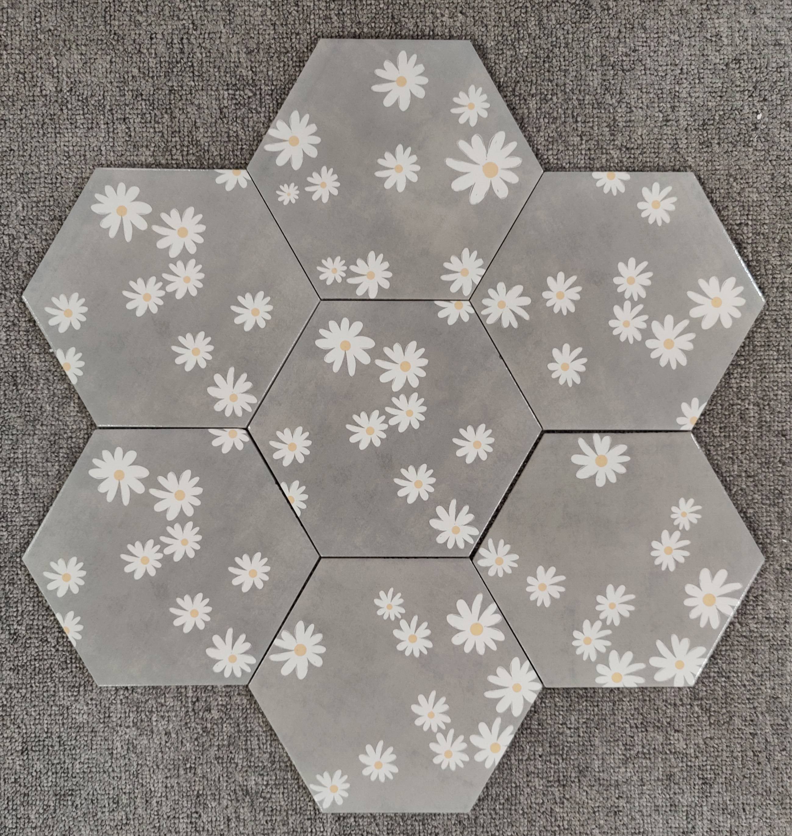 中國佛山瓷磚 China Foshan Tiles Encaustic Tiles 啞光地磚 牆磚 FL23038 FL23039 FL23040 花磚 裝飾磚  20×23cm