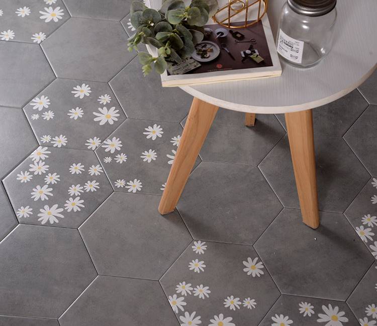 中國佛山瓷磚 China Foshan Tiles Encaustic Tiles 啞光地磚 牆磚 FL23038 FL23039 FL23040 花磚 裝飾磚  20×23cm