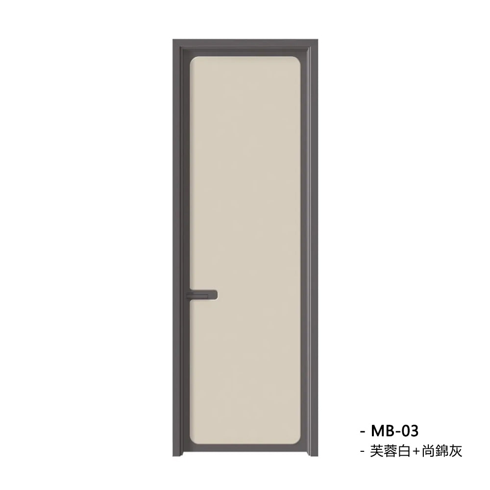 Solid Wood Doors with Painting Interior Doors Morden Style 實木焗漆門 房間門 MB-03 包門鎖 一體鎖 包門框 多色可選 麵包門系列 現代風格 莫蘭迪色系