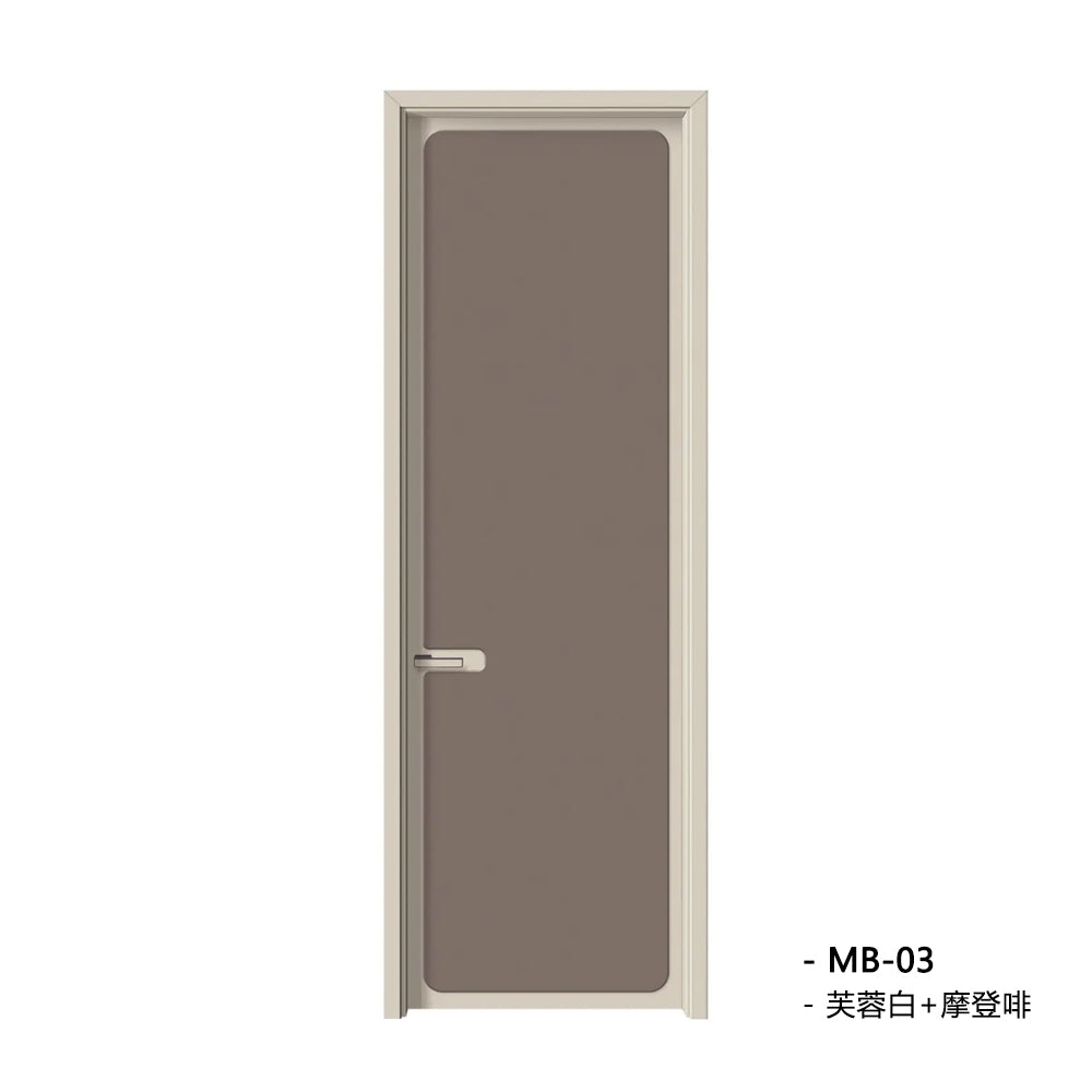 Solid Wood Doors with Painting Interior Doors Morden Style 實木焗漆門 房間門 MB-03 包門鎖 一體鎖 包門框 多色可選 麵包門系列 現代風格 莫蘭迪色系