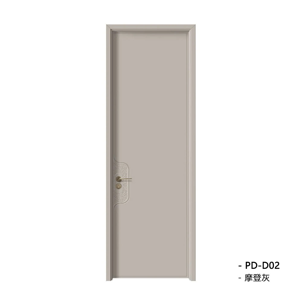 Solid Wood Doors with Painting Interior Doors Morden Style 實木焗漆門 房間門 PD-D02 包門鎖 一體鎖 包門框 多色可選 平雕工藝 現代風格 莫蘭迪色系