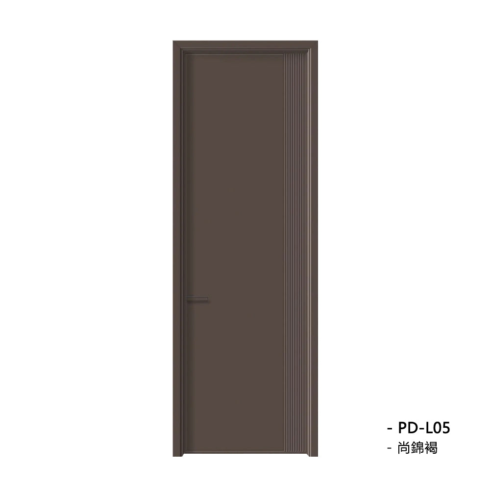 Solid Wood Doors with Painting Interior Doors Morden Style 實木焗漆門 房間門 PD-L05 包門鎖 一體鎖 包門框 多色可選 現代風格 平雕工藝 莫蘭迪色系