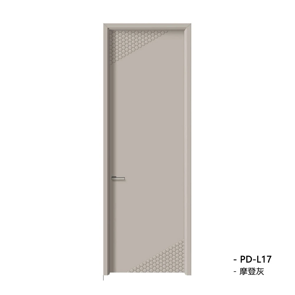 Solid Wood Doors with Painting Interior Doors Morden Style 實木焗漆門 房間門 PD-L17 包門鎖 一體鎖 包門框 多色可選 現代風格 馬賽克系列 莫蘭迪色系