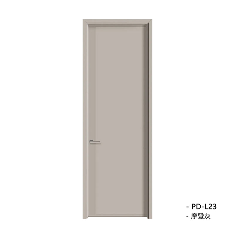 Solid Wood Doors with Painting Interior Doors Morden Style 實木焗漆門 房間門 PD-L23 包門鎖 一體鎖 包門框 多色可選 現代風格 平雕工藝 莫蘭迪色系