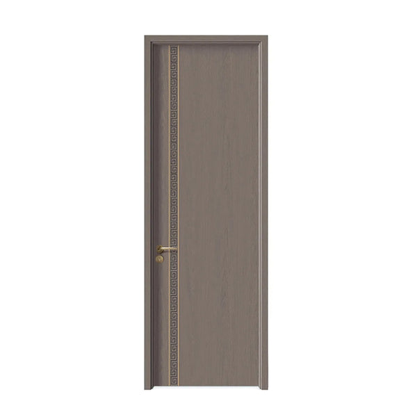Carbon Crystal Wooden Doors  Z50（包木框和門鎖）碳晶門 實木複合門 生態門 現代簡約風格  卡曼白橡1號 S-1431