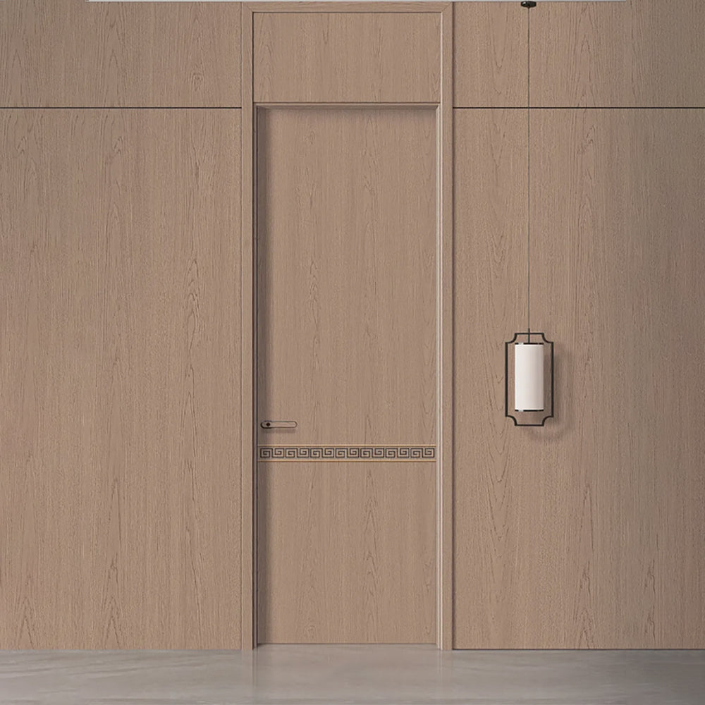 Carbon Crystal Wooden Doors  Z50（包木框和門鎖）碳晶門 實木複合門 生態門 現代簡約風格  卡曼白橡2號 S-1432