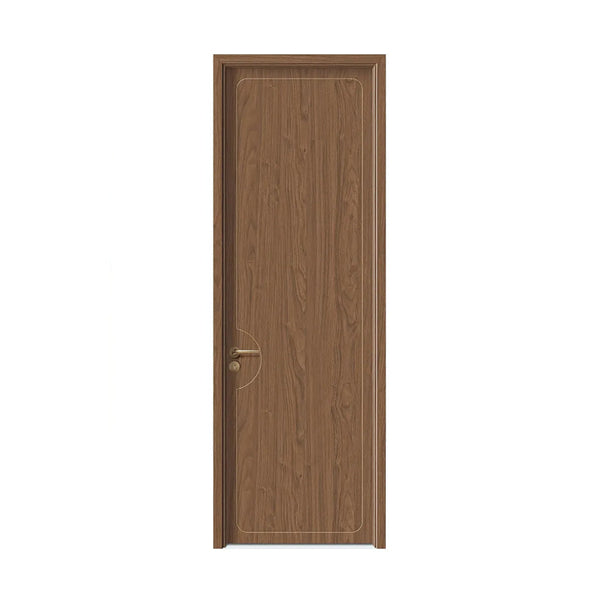 Carbon Crystal Wooden Doors  Z50（包木框和門鎖）碳晶門 實木複合門 生態門 現代簡約風格  索拉胡桃1號 S-6344
