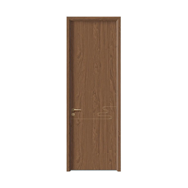 Carbon Crystal Wooden Doors  Z50（包木框和門鎖）碳晶門 實木複合門 生態門 現代簡約風格  索拉胡桃3號 S-6346