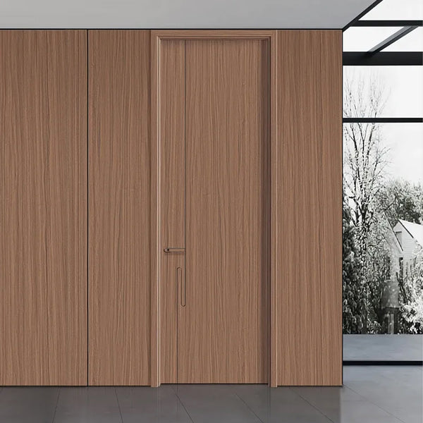 Carbon Crystal Wooden Doors  Z50（包木框和門鎖）碳晶門 實木複合門 生態門 現代簡約風格  索拉胡桃1號 S-6352