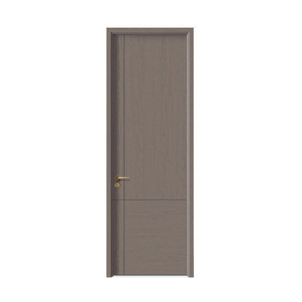 Carbon Crystal Wooden Doors  Z50（包木框和門鎖）碳晶門 實木複合門 生態門 現代簡約風格  卡曼白橡1號 S-6822