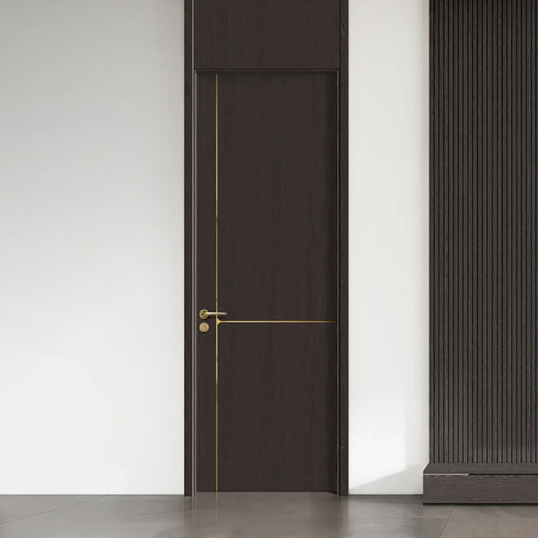 Carbon Crystal Wooden Doors  Z50（包木框和門鎖）碳晶門 實木複合門 生態門 現代簡約風格  卡曼白橡3號 S-B6162