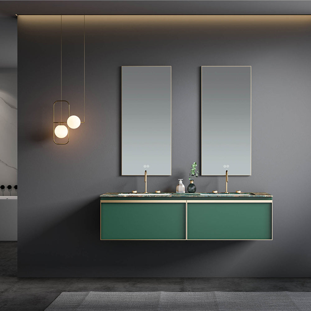 Custom Bathroom Cabinets XD6050 訂造浴室櫃 Custom Mirror Cabinets 訂造鏡櫃 烤漆櫃體 可選洗手盆規格 現代風格 智能鏡櫃