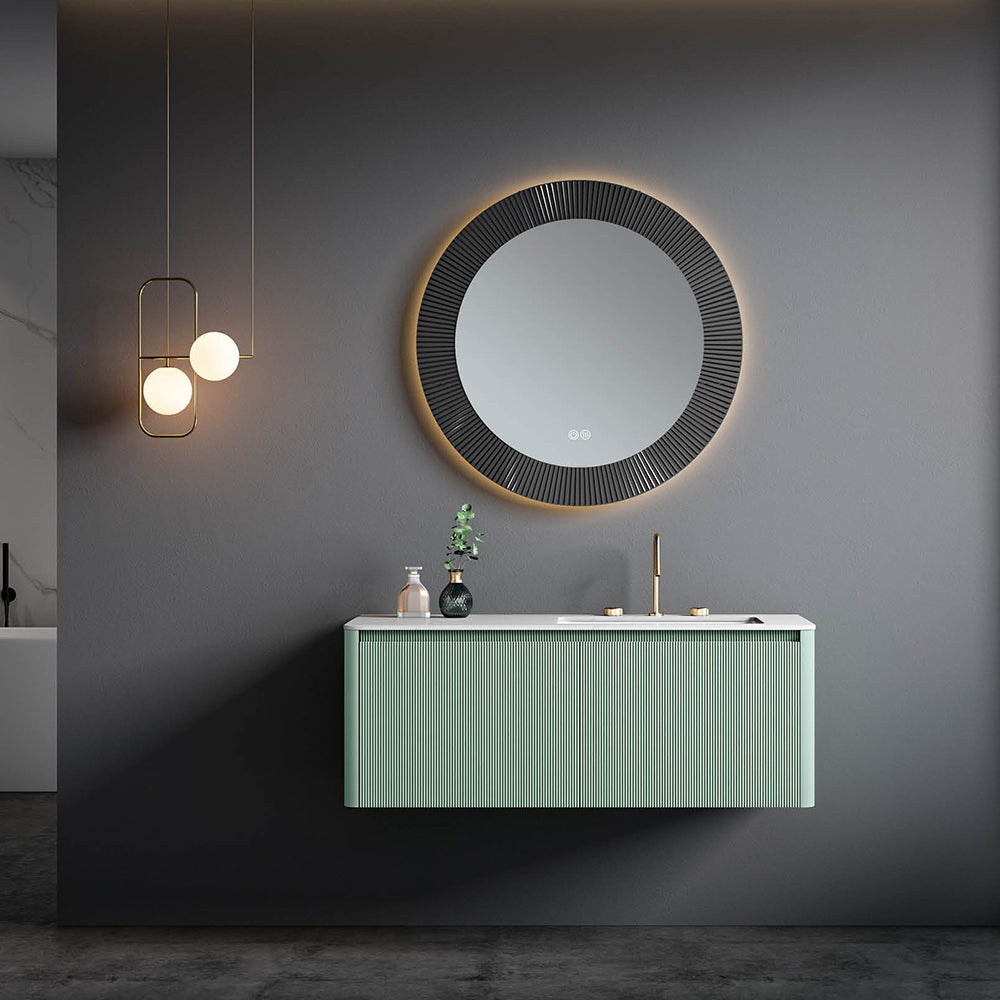 Custom Bathroom Cabinets XD6063 訂造浴室櫃 Custom Mirror Cabinets 訂造鏡櫃 烤漆櫃體 可選洗手盆規格 現代風格 智能鏡櫃