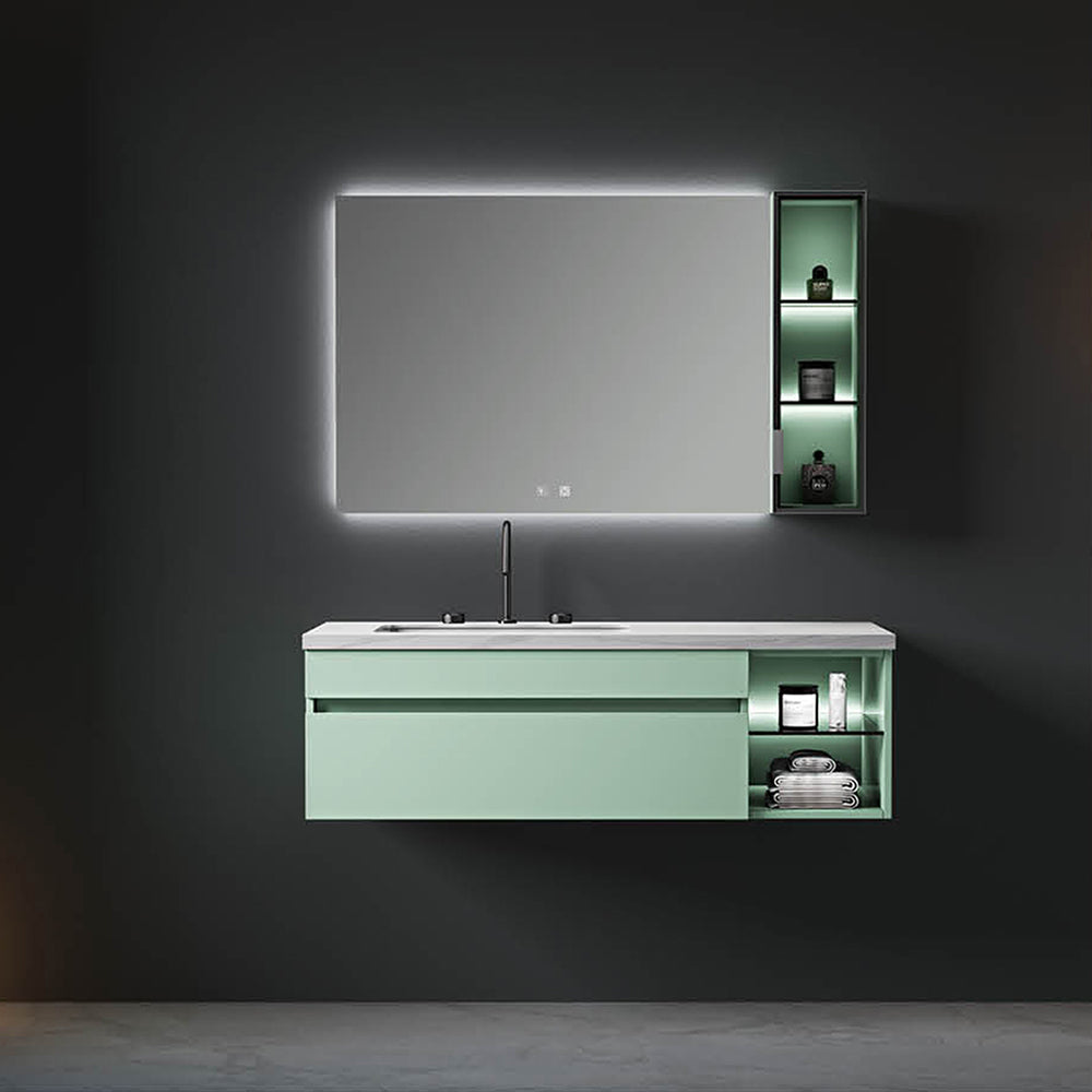 Custom Bathroom Cabinets XD6075 訂造浴室櫃 Custom Mirror Cabinets 訂造鏡櫃 烤漆櫃體 可選洗手盆規格 現代風格 智能鏡櫃