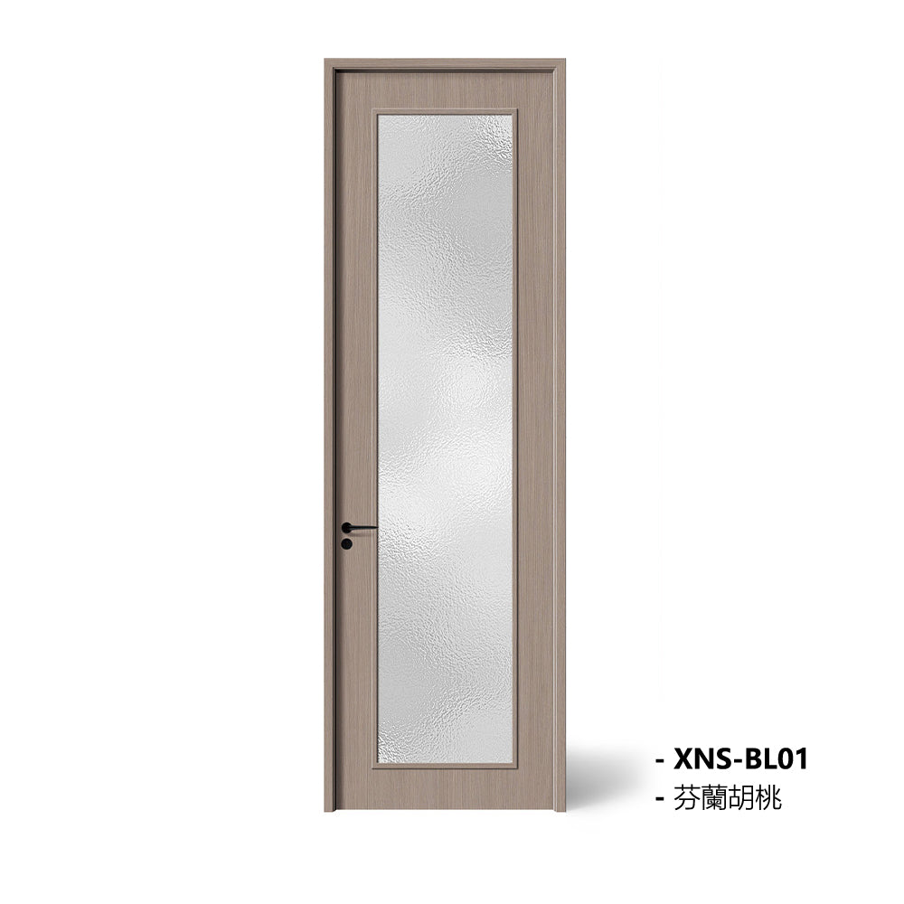 Carbon Crystal Wooden Doors  Z50 （包木框和門鎖） 科定灰梨 芬蘭胡桃 XNS-BL01 碳晶門 實木復合門 生態門 現代簡約風格