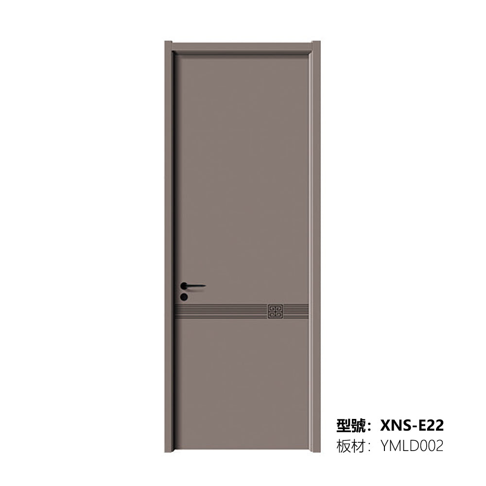 Carbon Crystal Wooden Doors  （包木框和門鎖）XNS-E22 碳晶門 實木復合門 生態門 現代簡約風格