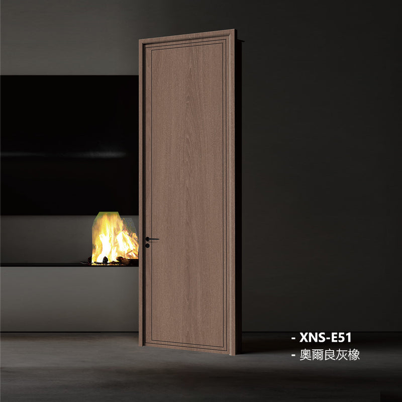Carbon Crystal Wooden Doors  Z50 （包木框和門鎖）香奈兒黃 奧爾良灰橡 XNS-E51 碳晶門 實木復合門 生態門 現代簡約風格