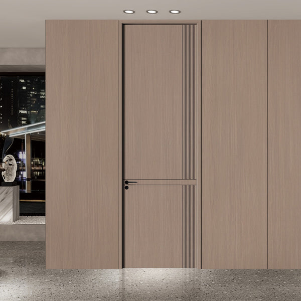 Carbon Crystal Wooden Doors  Z50 （包木框和門鎖）曜影  XNS-E58 碳晶門 實木復合門 生態門 現代簡約風格