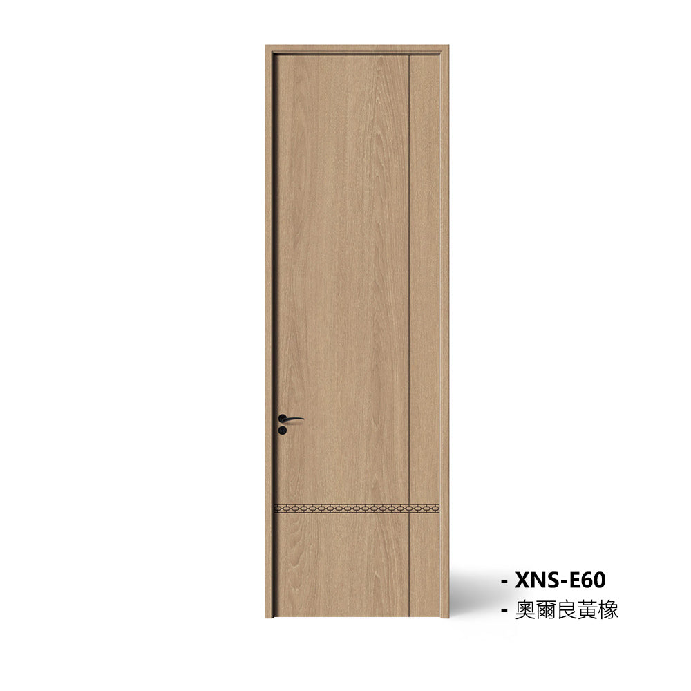 Carbon Crystal Wooden Doors Z50 （包木框和門鎖）奧爾良黃橡 XNS-E60 碳晶門 實木復合門 生態門 現代簡約風格