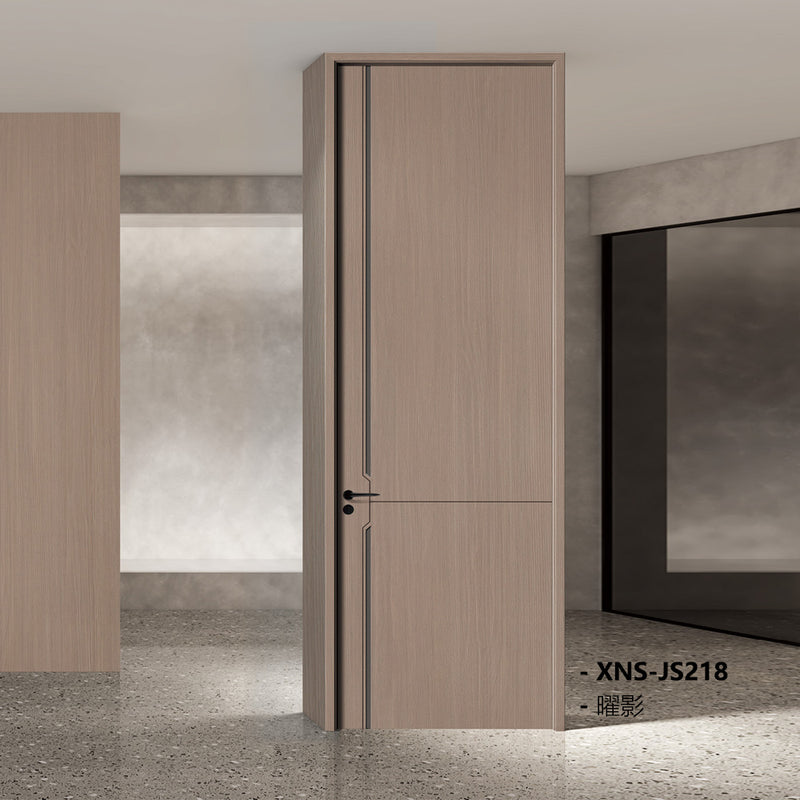 Carbon Crystal Wooden Doors  Z50 （包木框和門鎖）幻影 曜影  XNS-JS218 碳晶門 實木復合門 生態門 現代簡約風格