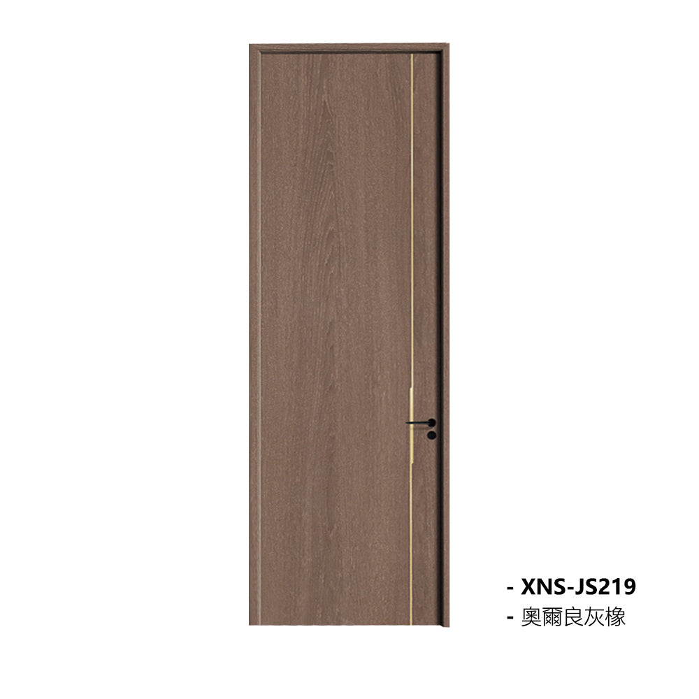 Carbon Crystal Wooden Doors  Z50 （包木框和門鎖）奧爾良灰橡 幻影  北美黑胡桃 XNS-JS219 碳晶門 實木復合門 生態門 現代簡約風格