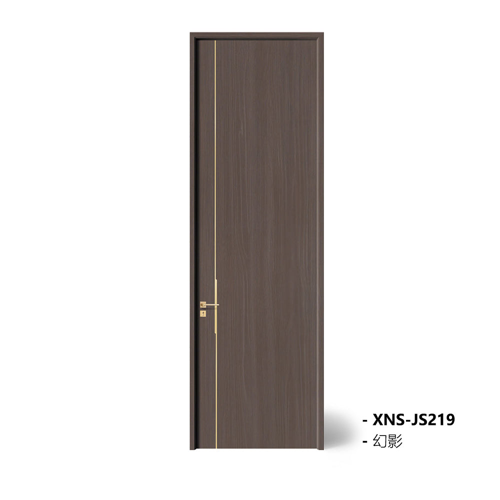 Carbon Crystal Wooden Doors  Z50 （包木框和門鎖）奧爾良灰橡 幻影  北美黑胡桃 XNS-JS219 碳晶門 實木復合門 生態門 現代簡約風格