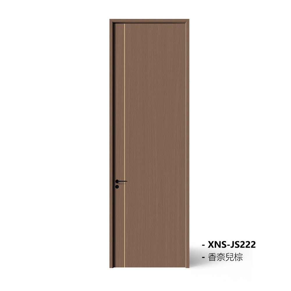 Carbon Crystal Wooden Doors  Z50 （包木框和門鎖）魅影 香奈兒棕  XNS-JS222 碳晶門 實木復合門 生態門 現代簡約風格