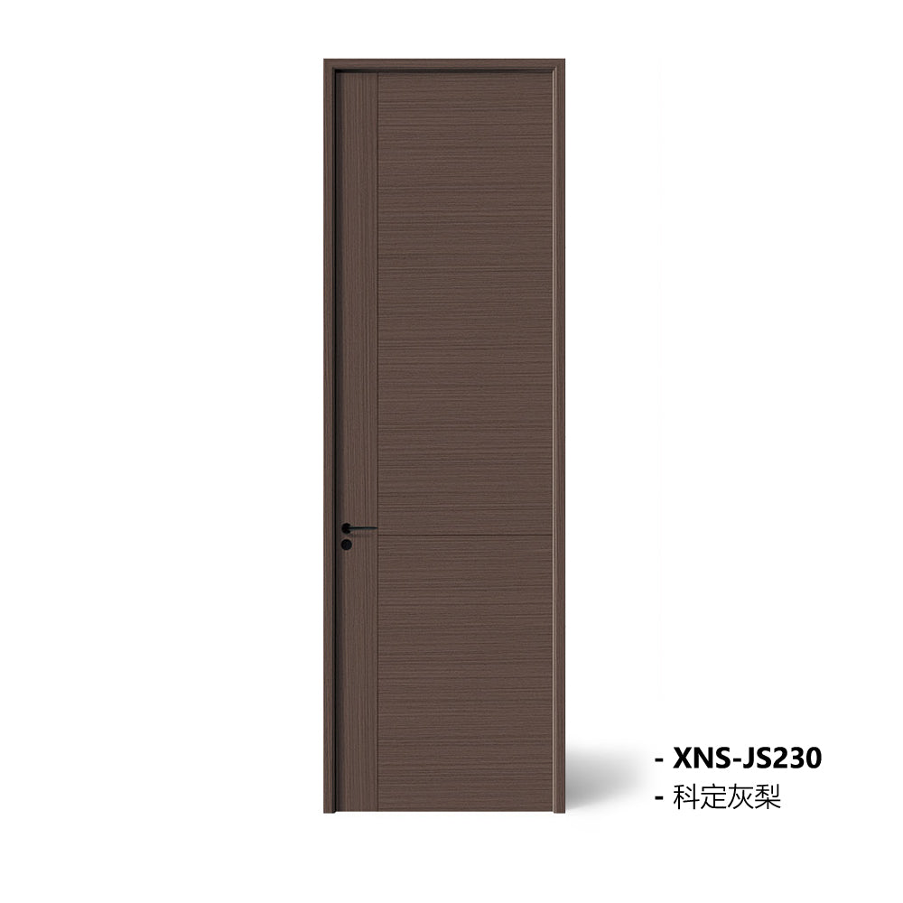 Carbon Crystal Wooden Doors  Z50 （包木框和門鎖） 國韻淺灰 科定灰梨 XNS-JS230 碳晶門 實木復合門 生態門 現代簡約風格