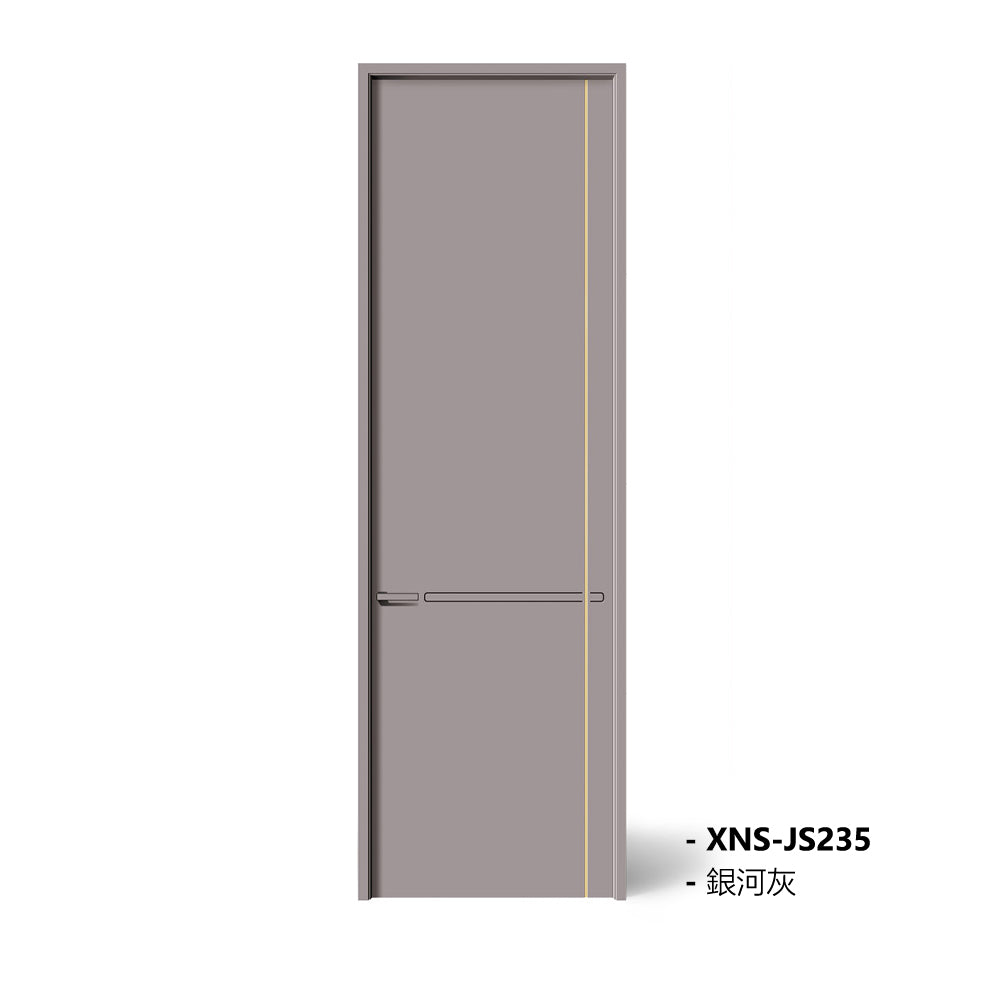 Carbon Crystal Wooden Doors  Z50 （包木框和門鎖） 銀河灰（PET） XNS-JS235 碳晶門 實木復合門 生態門 現代簡約風格