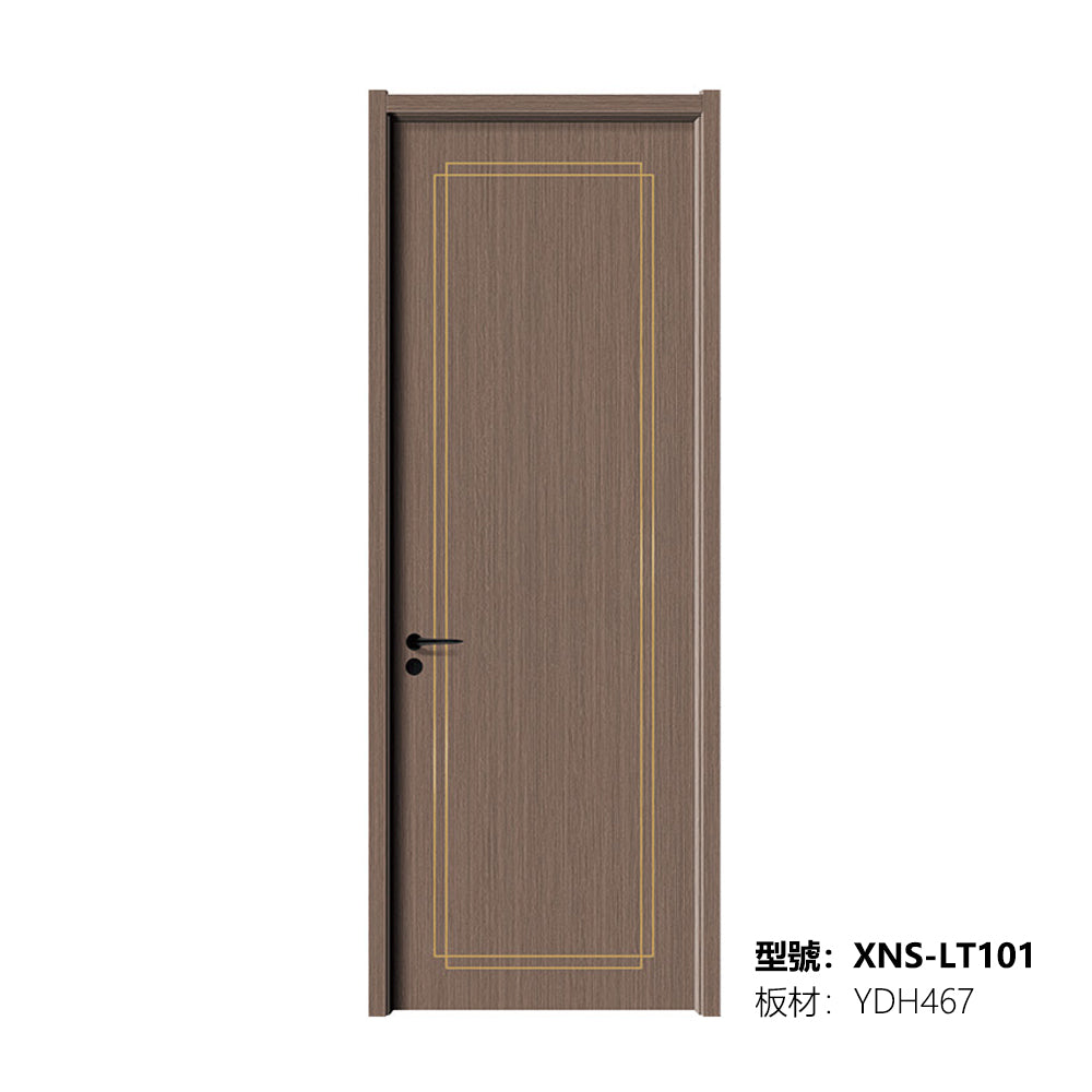 Carbon Crystal Wooden Doors  （包木框和門鎖）XNS-LT101 碳晶門 實木復合門 生態門 現代簡約風格