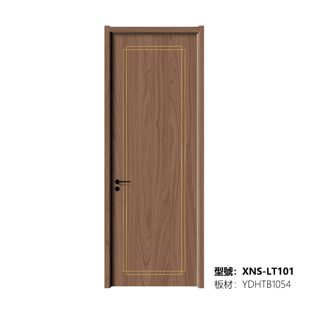 Carbon Crystal Wooden Doors  （包木框和門鎖）XNS-LT101 碳晶門 實木復合門 生態門 現代簡約風格