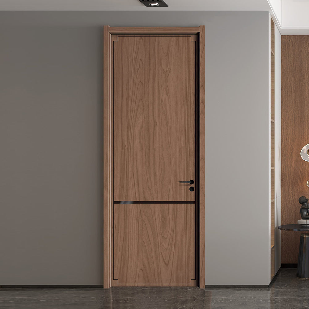 Carbon Crystal Wooden Doors  （包木框和門鎖）XNS-LT105 碳晶門 實木復合門 生態門 現代簡約風格