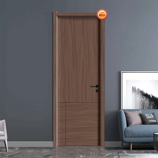 Carbon Crystal Wooden Doors  （包木框和門鎖）風尚2號 LS-Z90 碳晶門 實木復合門 生態門 現代簡約風格 新西蘭松木門框 50mm