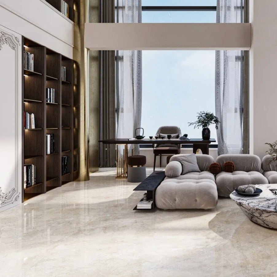 意大利設計瓷磚 Italian Design Tiles ZHJ98006 90×180cm 波洛石 結晶面 岩板 光澤度90° Porcelain Tiles 中國佛山瓷磚 China Foshan Tiles 地磚 Floor Tiles 墻磚 Wall Tiles