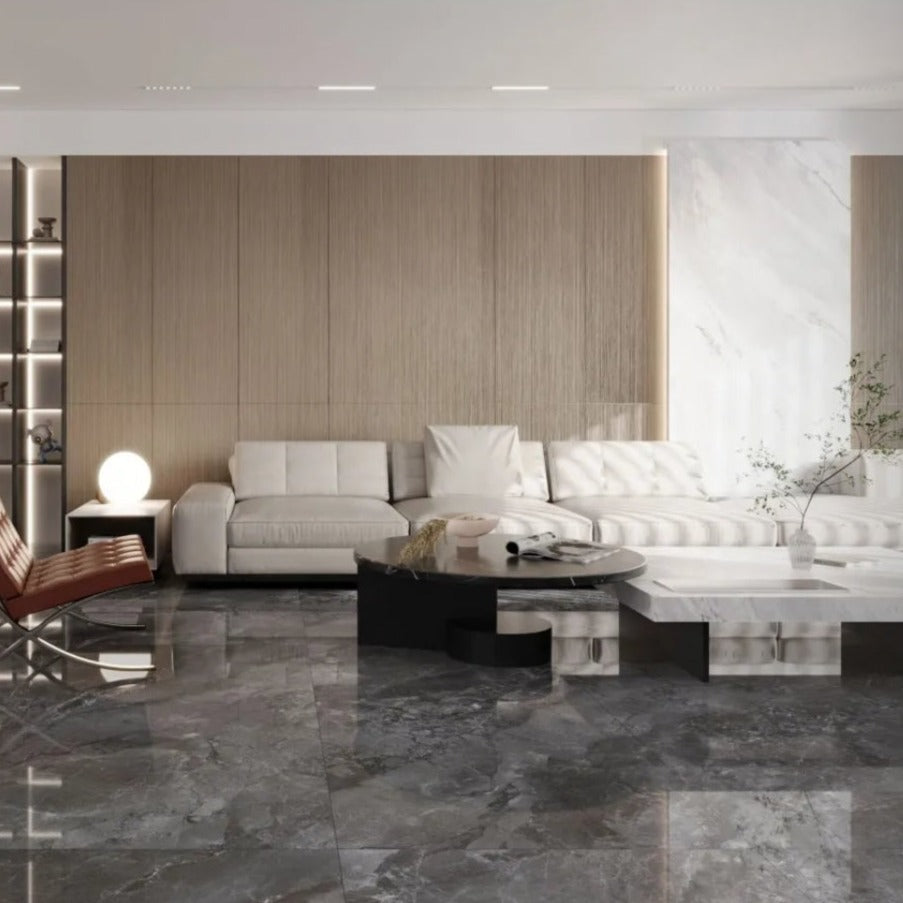 意大利設計瓷磚 Italian Design Tiles ZHJ98014 90×180cm 伯爵滄海 結晶面 岩板 光澤度90° Porcelain Tiles 中國佛山瓷磚 China Foshan Tiles 地磚 Floor Tiles 墻磚 Wall Tiles