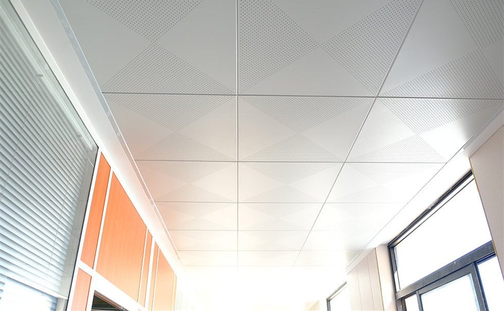 鋁合金辦公室天花 工程天花板 方形規格 600×600 office ceiling panels Ceiling Tiles