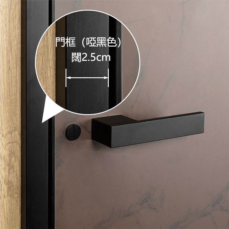 Modern Minimalist  Flush Wall  Aluminum Frame Door  現代極簡門  鋁質門  25平面款  門墻一體  環保防水防潮不變形