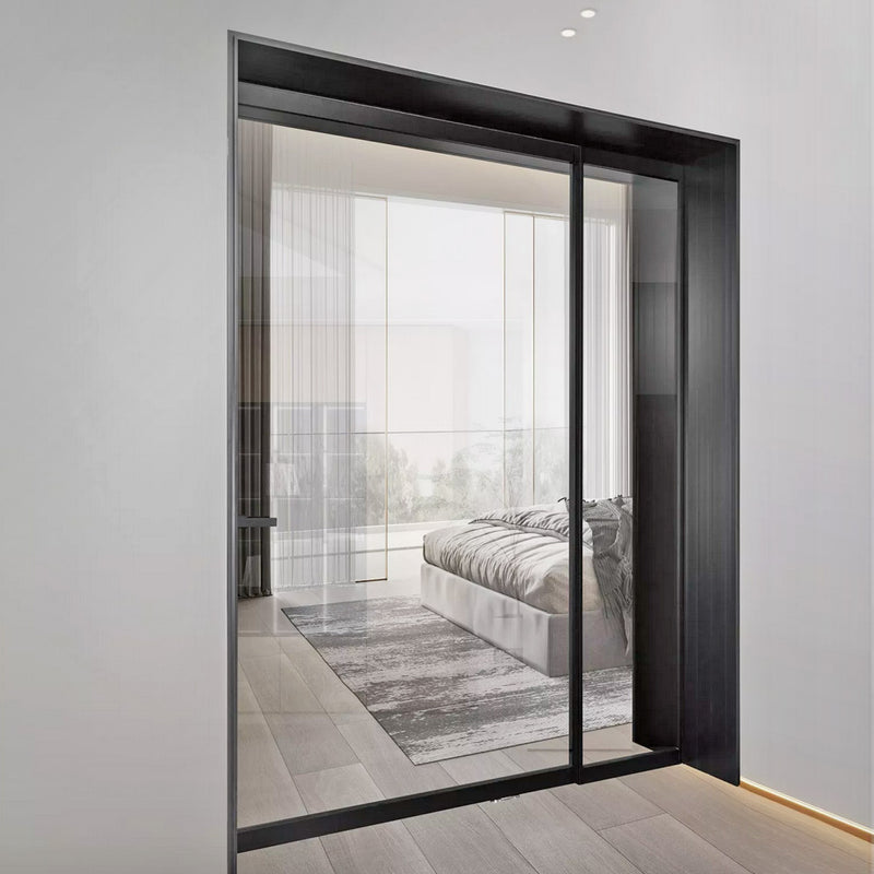 Modern Minimalist Revolving Door Aluminium Framed Glass Door  現代極簡門 極窄邊框 旋轉門 鋁質門 玻璃門