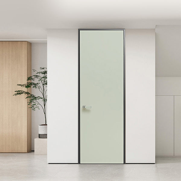 Modern Minimalist Flush Wall Aluminum Frame Door 現代極簡門 鋁質門 25斜邊款 門墻一體  環保防水防潮不變形