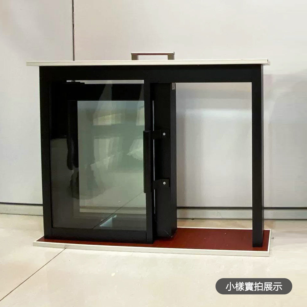 Aluminium Pocket Sliding Doors For Office Partition 暗藏推拉門 鋁合金框 雙層玻璃門 鋁木門 配套辦公室間房 包鎖具