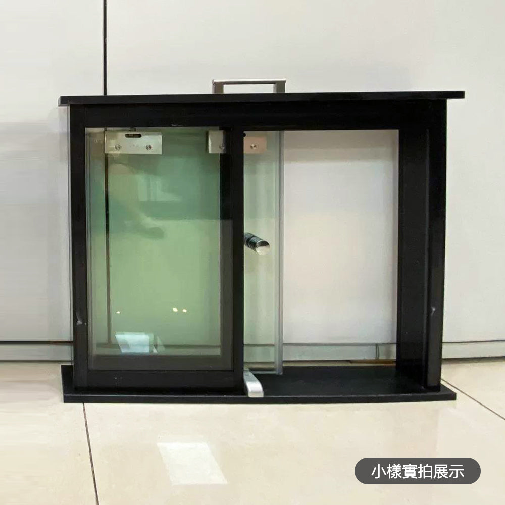 Aluminium Pocket Sliding Doors For Office Partition 暗藏推拉門 鋁合金框 雙層玻璃門 鋁木門 配套辦公室間房 包鎖具