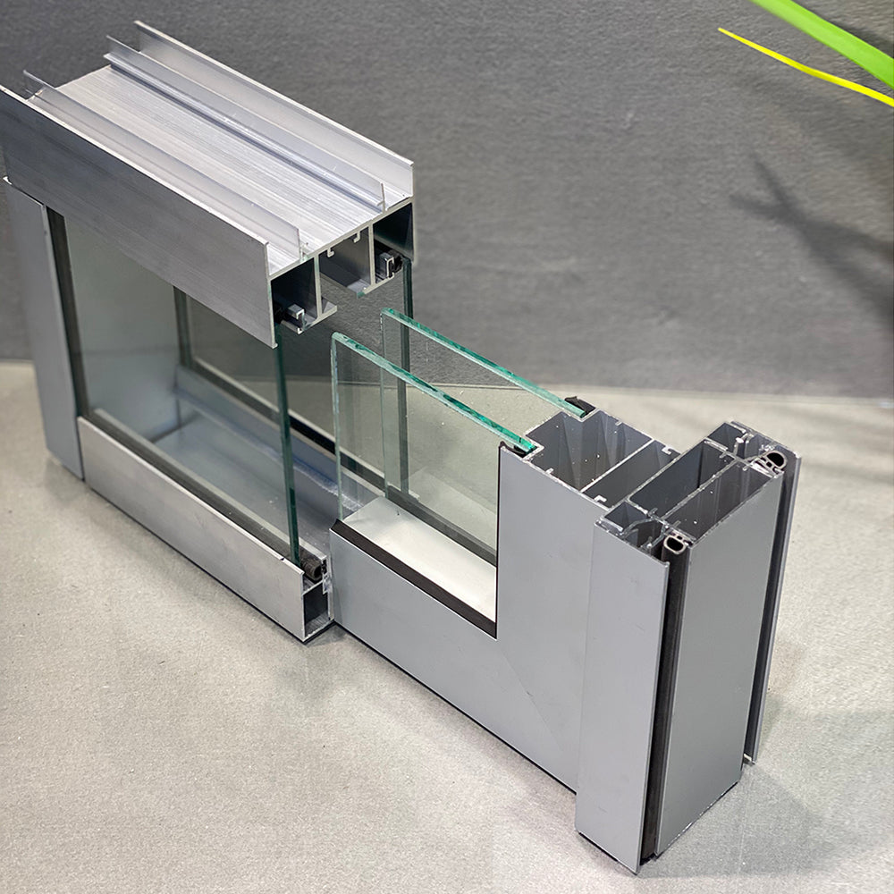 Aluminium Pocket Sliding Doors For Office Partition 暗藏推拉門 鋁合金框 雙層玻璃門 鋁木門 配套辦公室間房 包鎖具