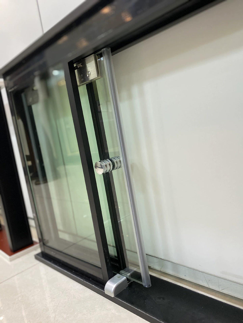 Aluminium Pocket Sliding Doors For Office Partition 暗藏推拉門 鋁合金框 雙層玻璃門 鋁木門 配套辦公室間房 包鎖具