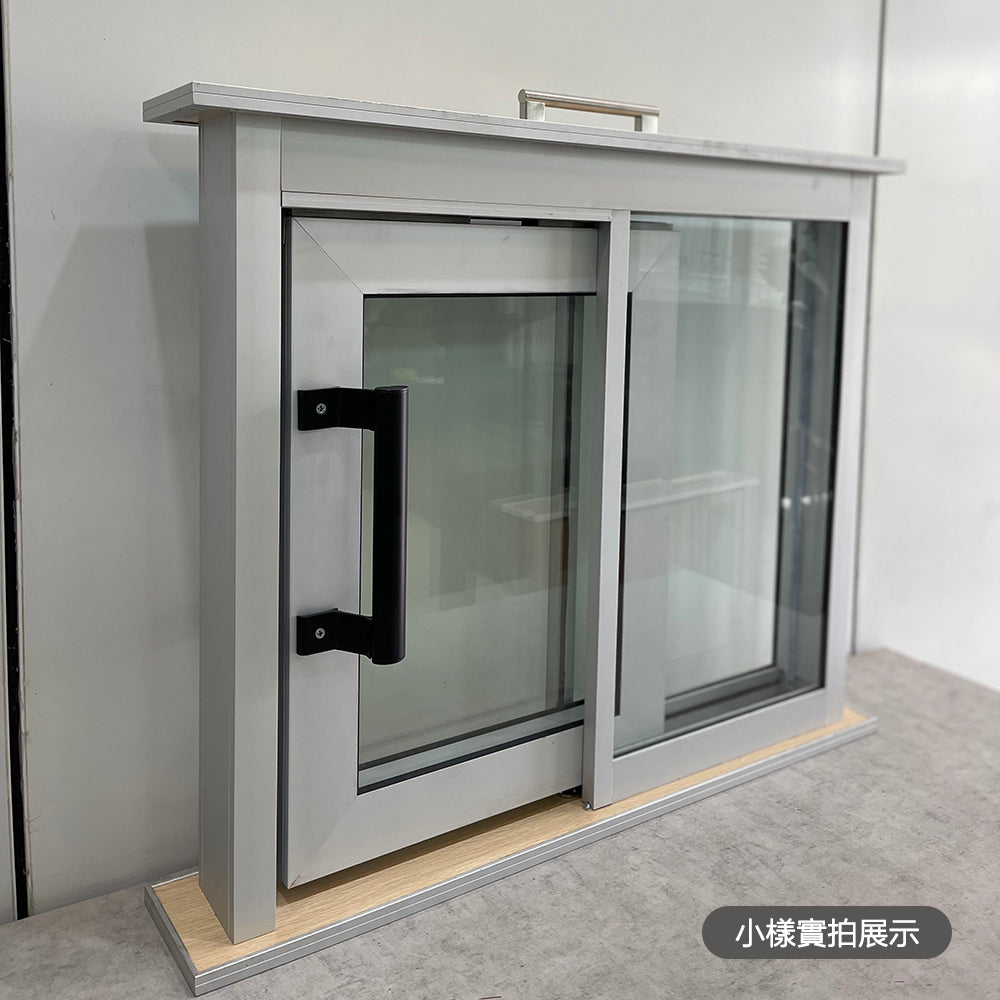 Aluminium Pocket Sliding Doors For Office Partition 暗藏推拉門 鋁合金框 雙層玻璃門 鋁木門 配套辦公室間房 包鎖具